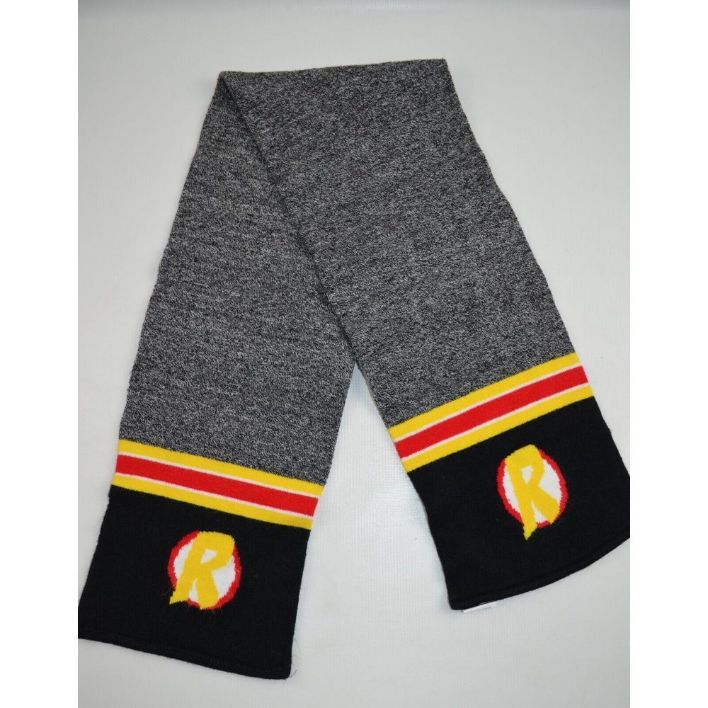 Youth Licensed Ryans World Knit Neck Scarf Gray &‎ Multi Color 43" x 7"